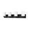 Z-Lite Soledad 4 Light Vanity, Matte Black & White 485-4V-MB - alternate 5